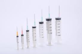 Syringe with Hypodermic Needle Monoject 3 mL 20g x 1"