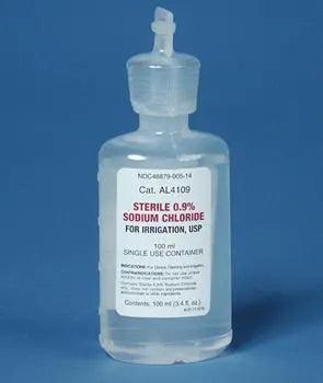 Sodium Chloride 0.9% for Irrigation, 110mL at Stag Medical - Eye Care, Ophthalmology and Optometric Products. Shop and save on Proparacaine, Tropicamide and More at Stag Medical & Eye Care Supply